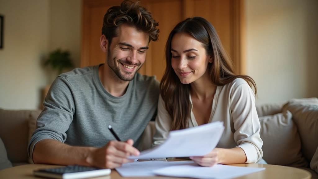 Couple planifiant leur avenir financier ensemble avec les ressources d'Étapes Finances SARL